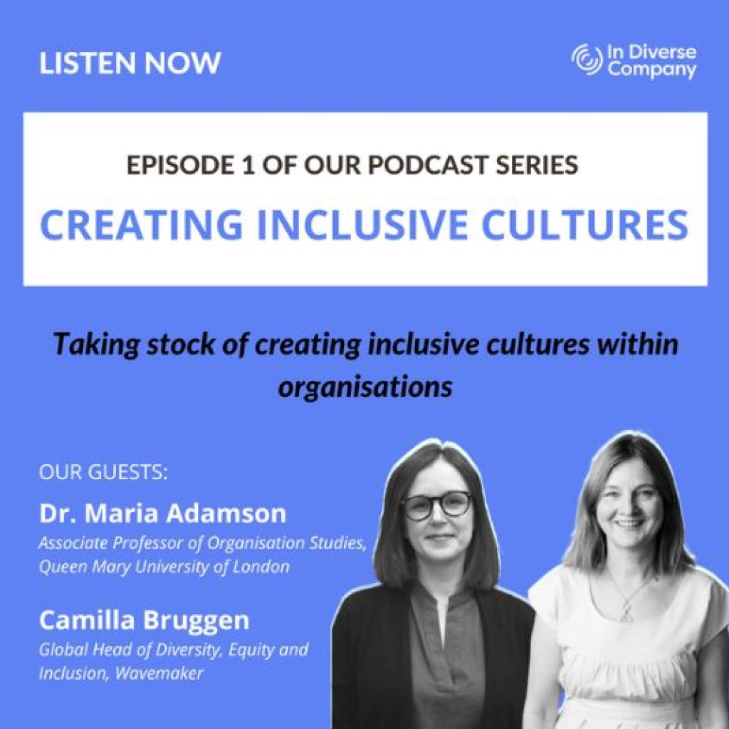 Taking stock of creating inclusive cultures within organisations