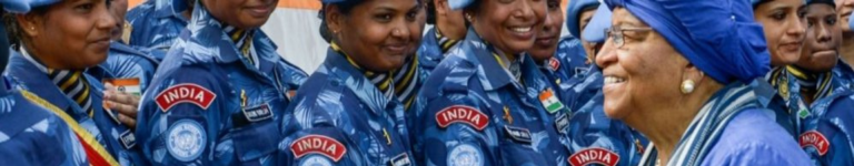 Military women from India