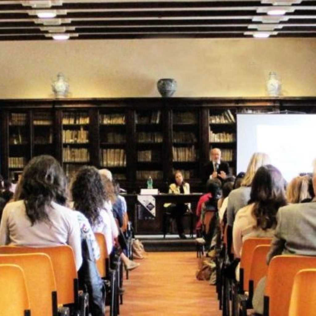 Diverse group of people having a discussion