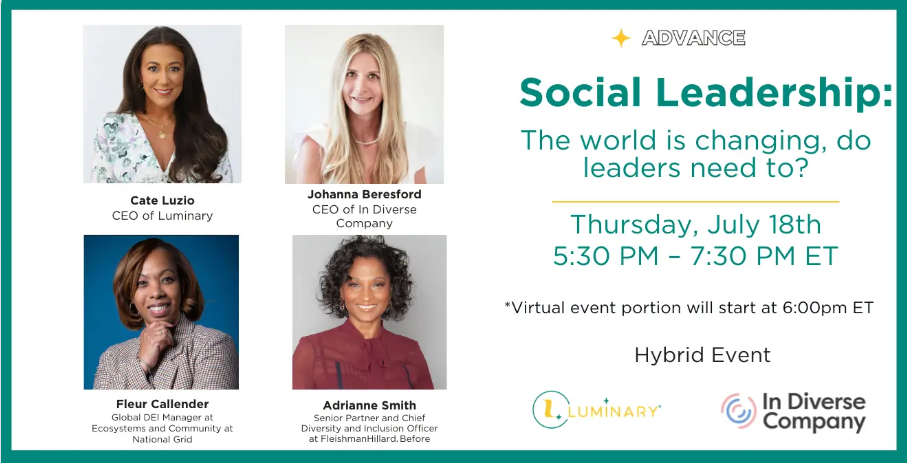 Social Leadership - The World Is Changing, Do Leaders Need To - event visual