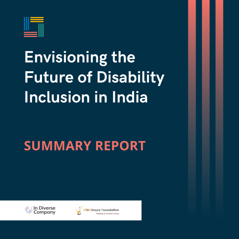 Envisioning the Future of Disability Inclusion in India - Summary Report visual