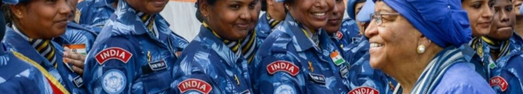 Military women from India